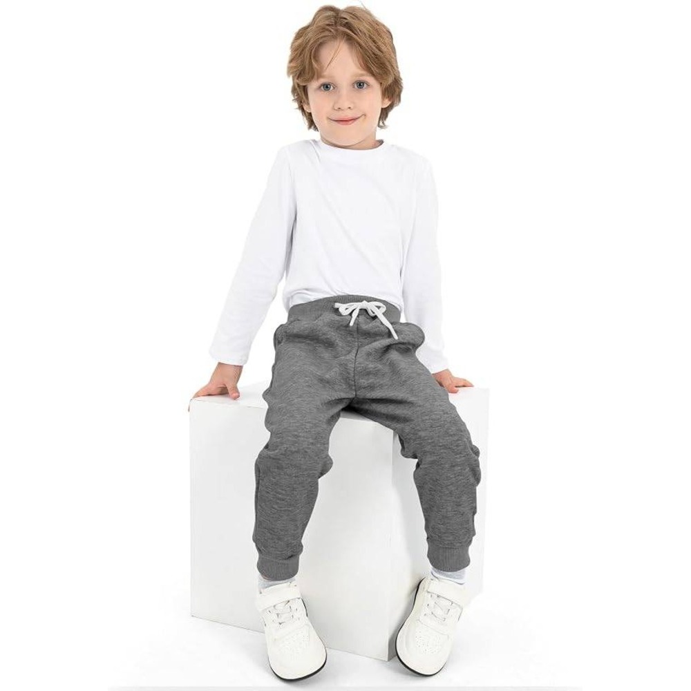 MSRP $36 Resinta 3 Pack Toddlers Boys 3T Fleece Sweatpants Pull-On Active - Picture 4 of 11